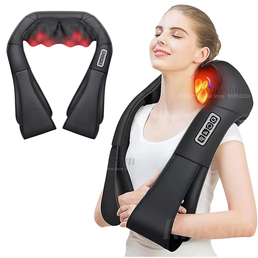 Relaxinex™ Shiatsu Heated Neck & Back Massager