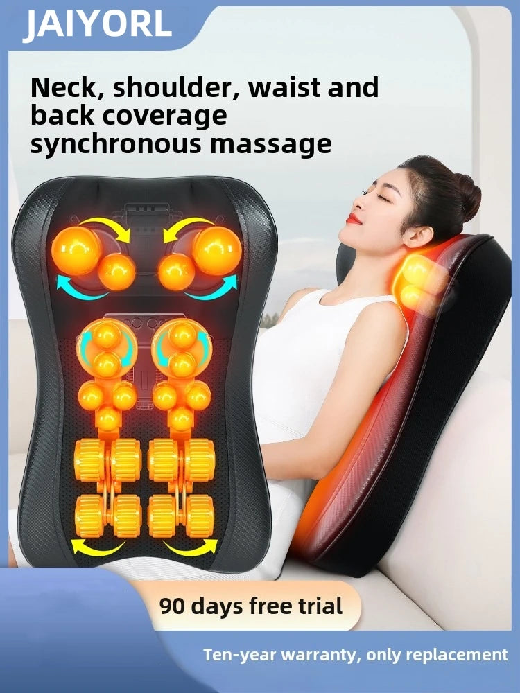 Relaxinex™ Heated Deep-Kneading Massage Cushion