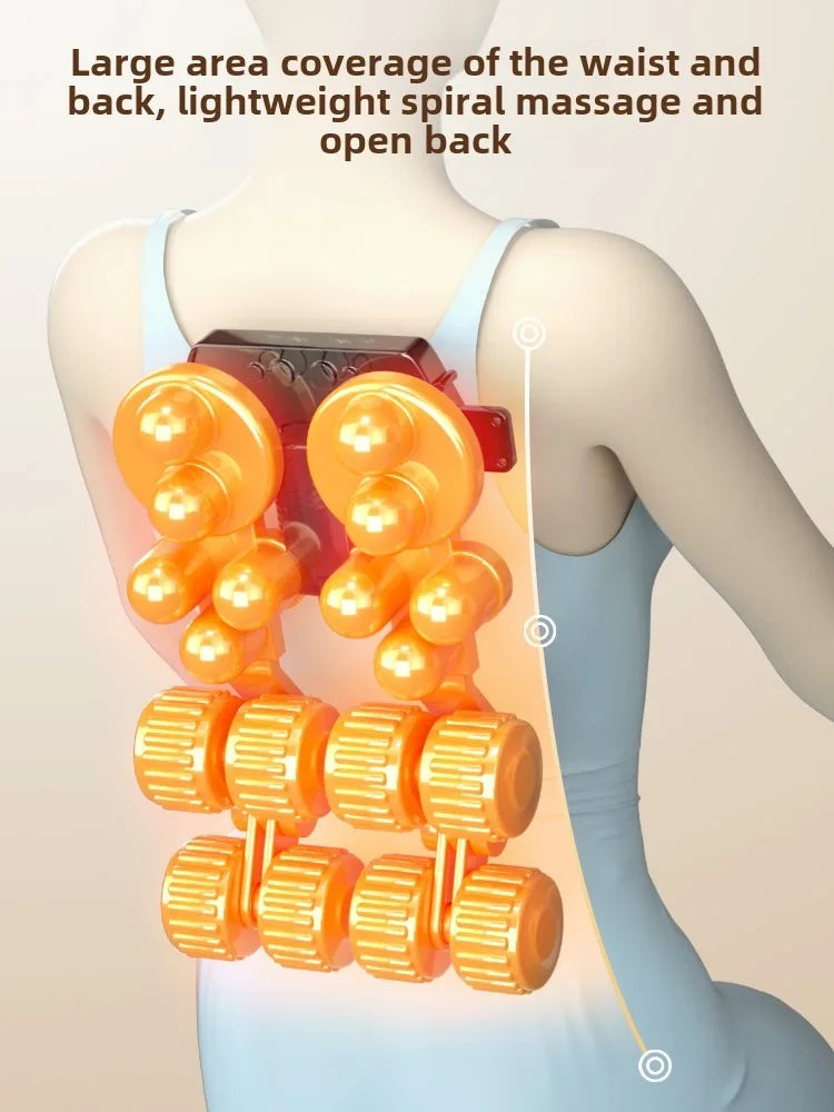 Relaxinex™ Heated Deep-Kneading Massage Cushion