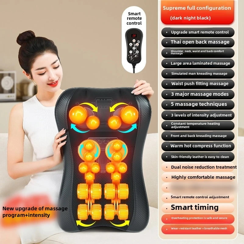 Relaxinex™ Heated Deep-Kneading Massage Cushion