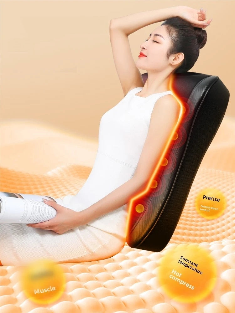 Relaxinex™ Heated Deep-Kneading Massage Cushion
