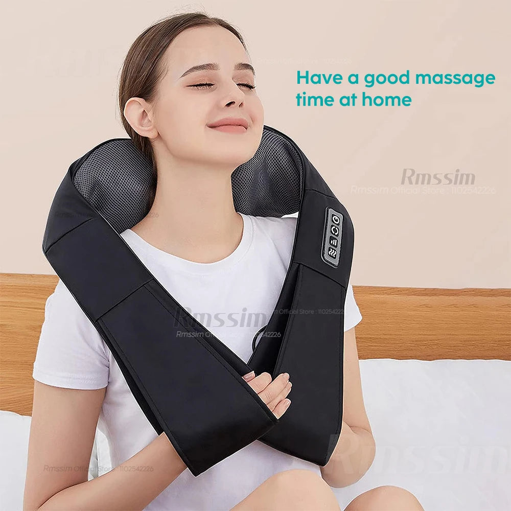 Relaxinex™ Shiatsu Heated Neck & Back Massager