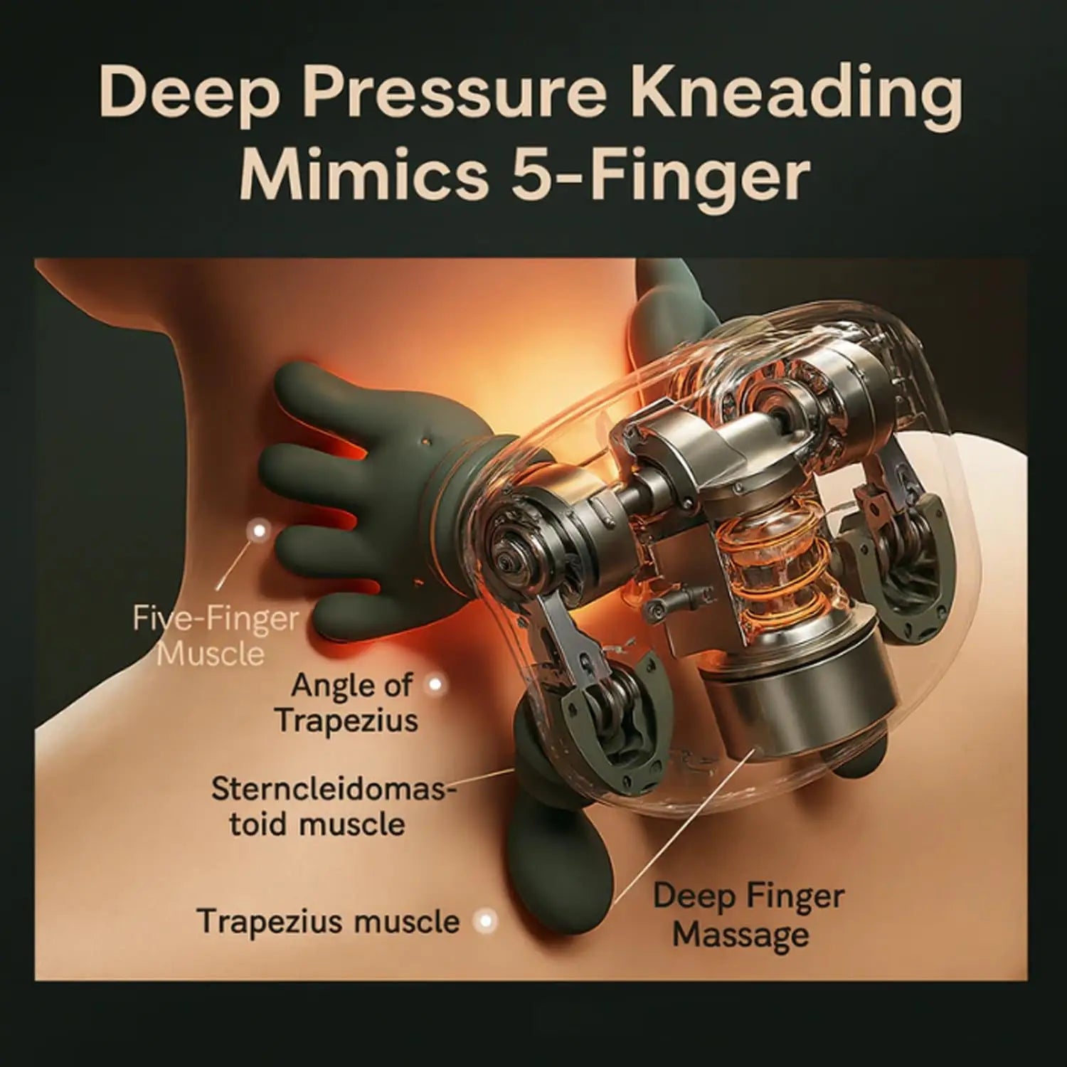 Relaxinex™ Human-Touch Massage Device